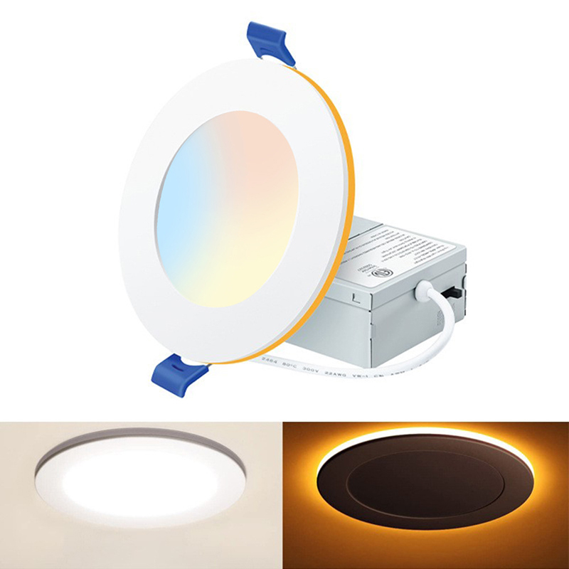 Ultra Thin Daylight Dimmable Can Killer Downlight 4" 6" 8" LED Recessed Ceiling Lights Decoration Panel Lights Led Ceiling Light