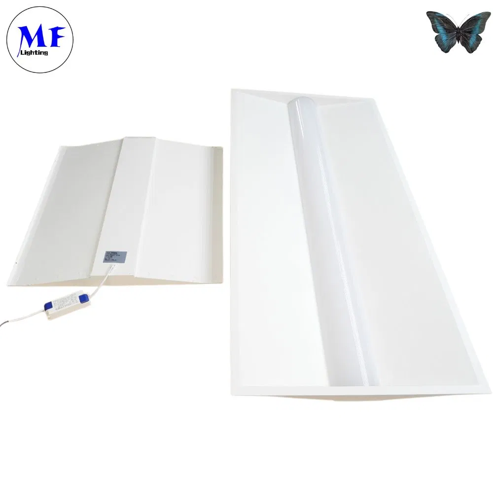 Factory Price Easy Replace Low Ugr Fire Resistance Recessed Square Ceiling Light LED Interior Lighting 35W 26W LED Down Troffer Panel LED Grille Lamp