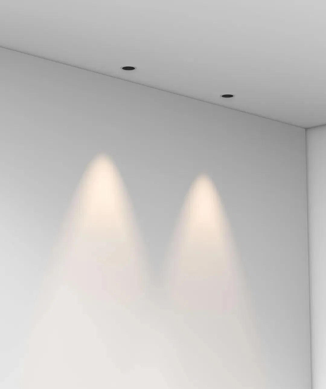 Smart Recessed LED Downlight, Bg-Ktwbk Ultra Slim CCT Dimmable Ceiling Lamp Zigbee APP Control for Indoor Ambient Lighting