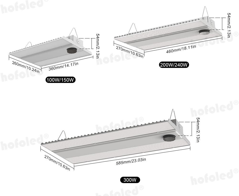 LED Linear High Bay Dimensions