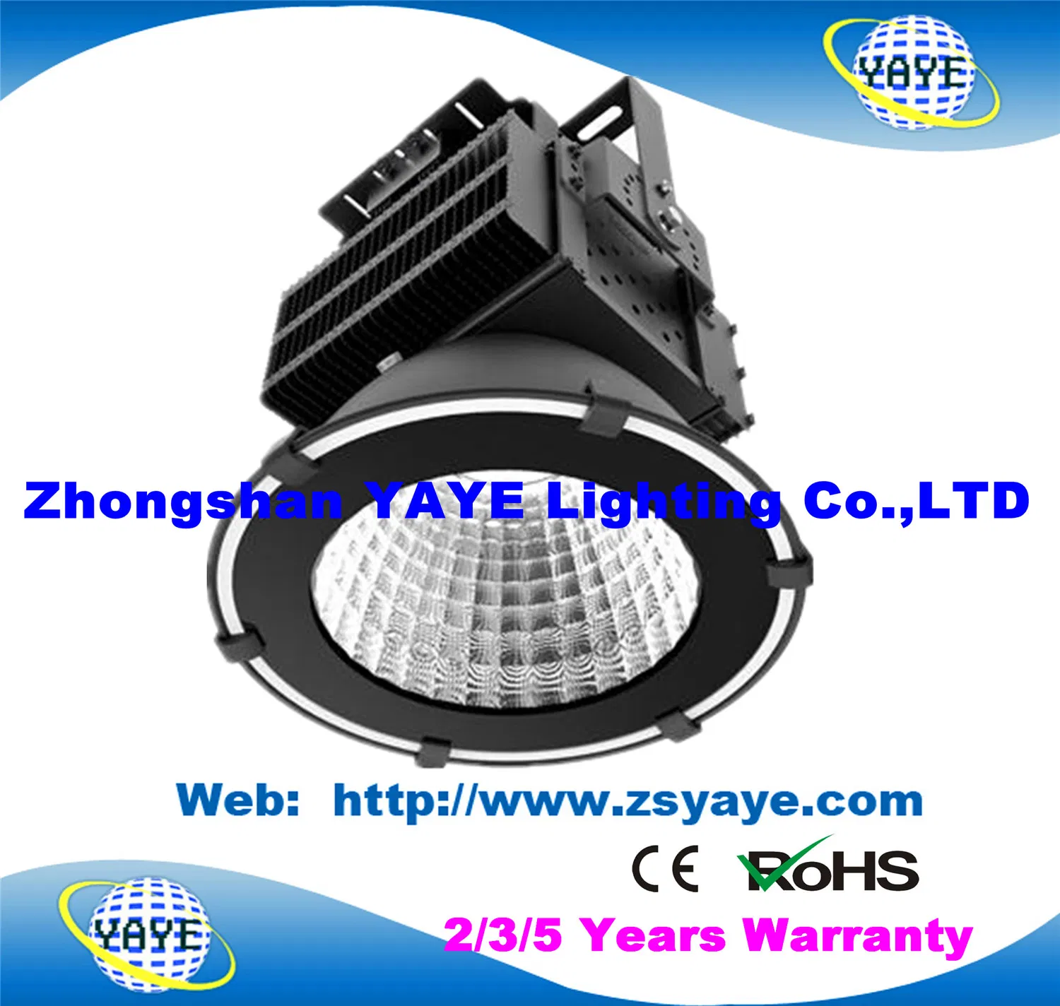 Yaye 18 Hot Sell Waterproof IP65 120W LED High Bay Light / 120W LED Industrial Lamp with 5 Years Warranty