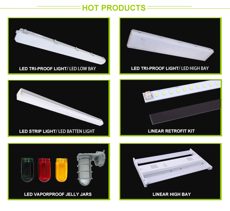 Anti-Corrosion Tri-proof LED Light Industrial Models