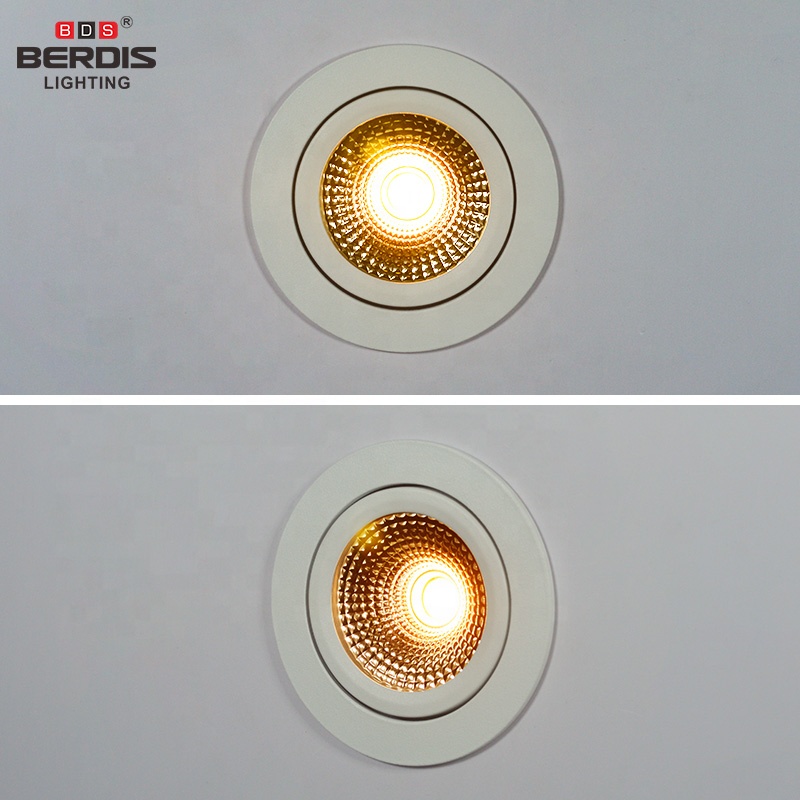 IP65 Dim to Warm RGBW Led Dimmable Downlight Cob 7W 5W 2700K 75MM CUT-OUT Home Slim Led Downlight