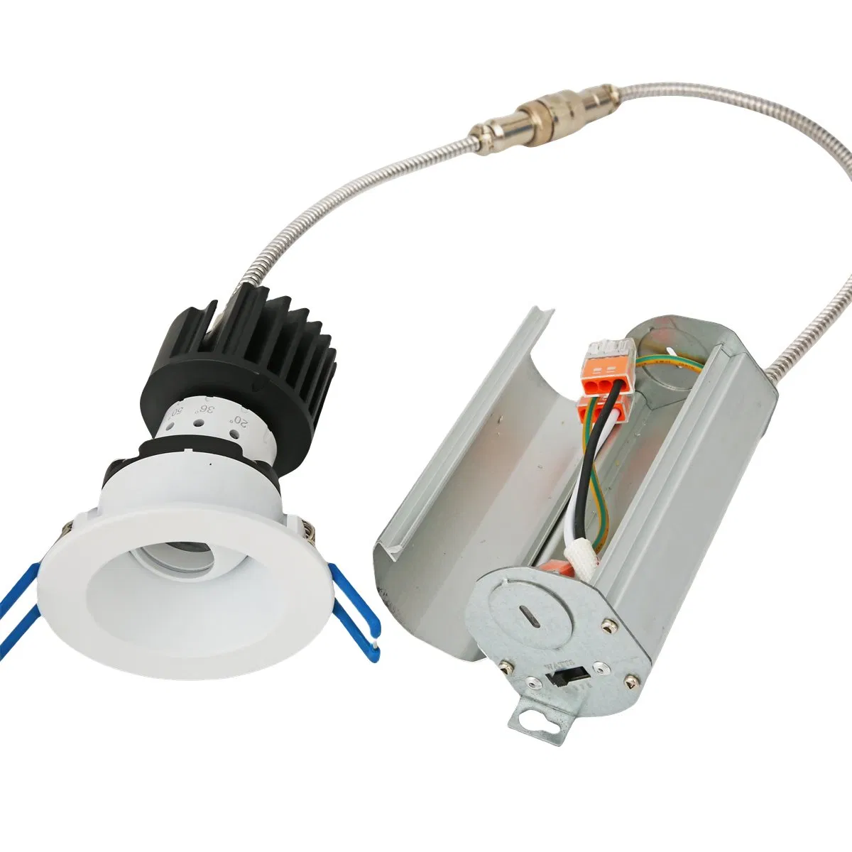 Mini Downlight Beam Angle Adjustable CRI90 5W 2inch Zoomable Mini Spot Downlight for Museum Display Cabinet Lighting