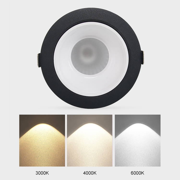Deep Cup Antiglare Cob Leds Downlight AC110V 220V Ceiling Spot Down Light Frameless Cob Recessed IP20 Led Commercial Downlights