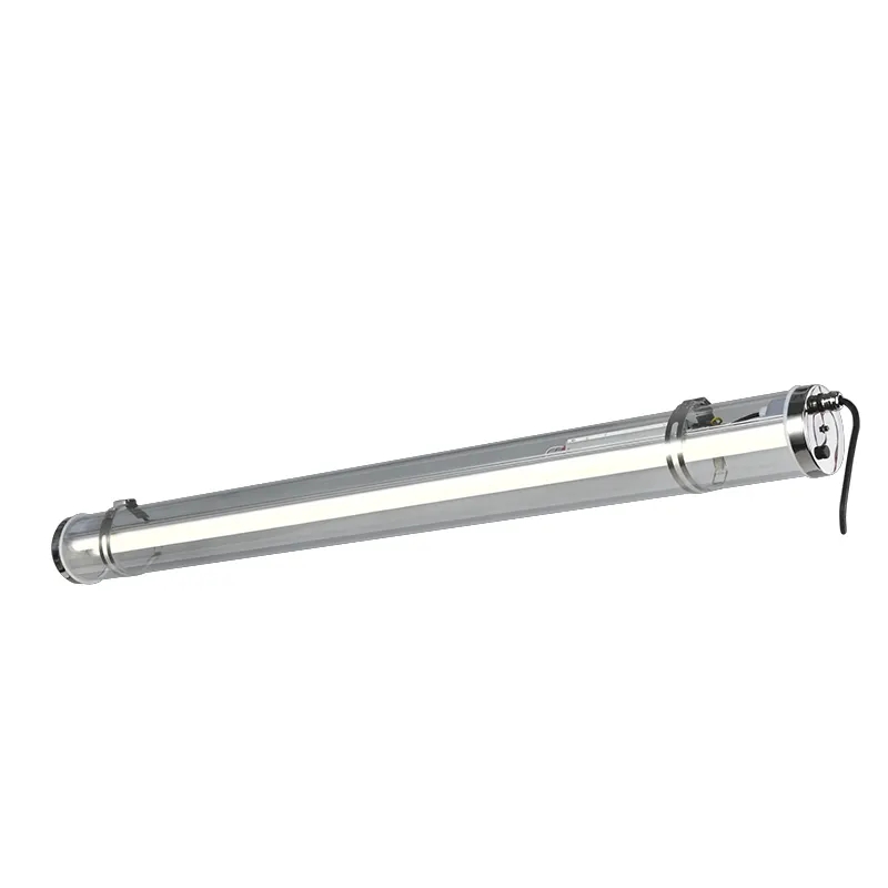 Linkable LED Tri-proof Light PC Housing Corrosion Proof Tubular Lighting IP69K IK10 LED Tubular Tri-Proof Light