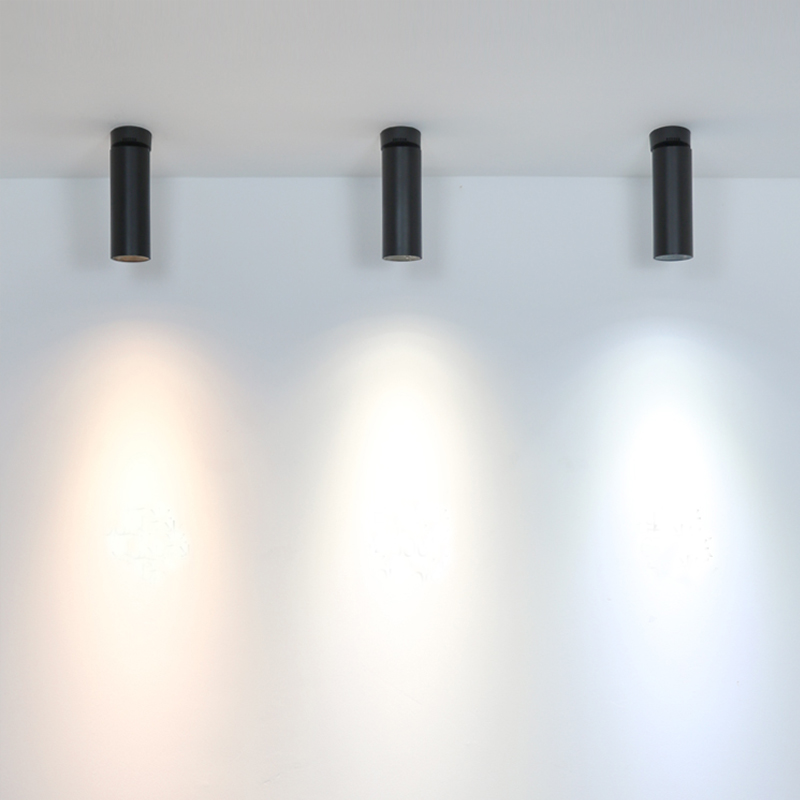 Cheap Modern Aluminum LED COB Focus Track Lights Spotlight 10W Dimmable Surface Ceiling Mount for Home Office