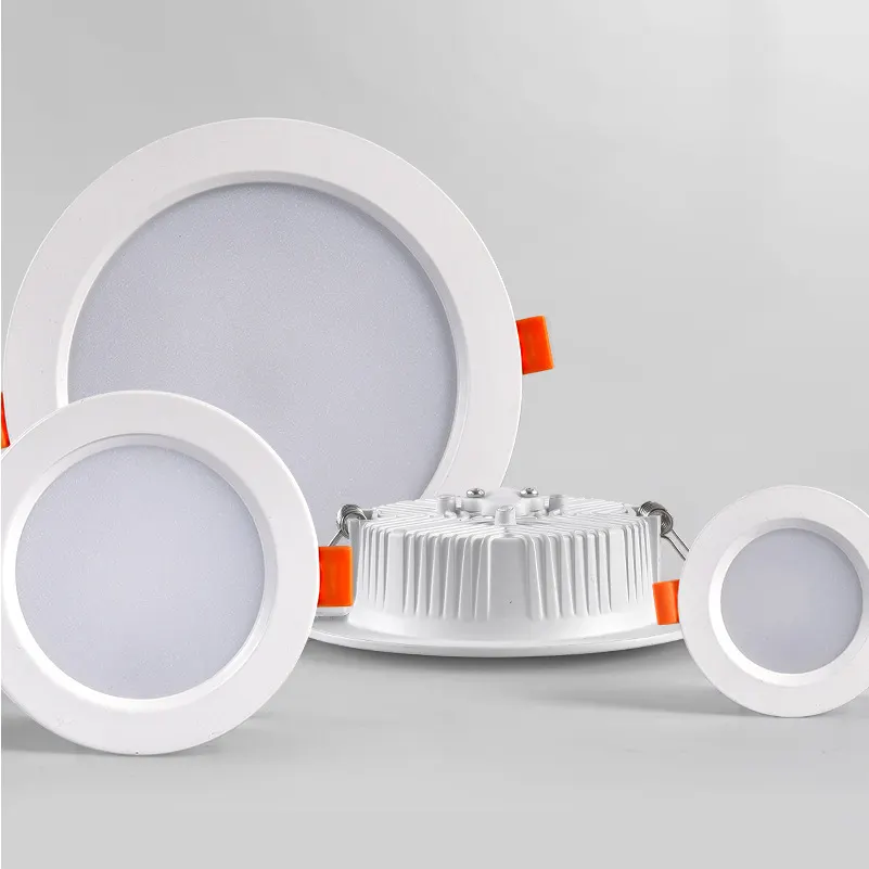 High Quality 6000K/3000K/4000K Recessed Mounted Ultra-Thin Aluminum Trimless Recessed Ceiling Down Light for Hotel Downlights