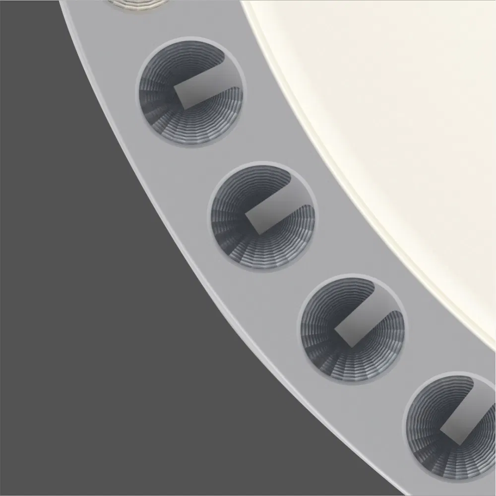 Smart Dimmable LED Composite Ring Ceiling Light with Backlight Zigbee APP Control