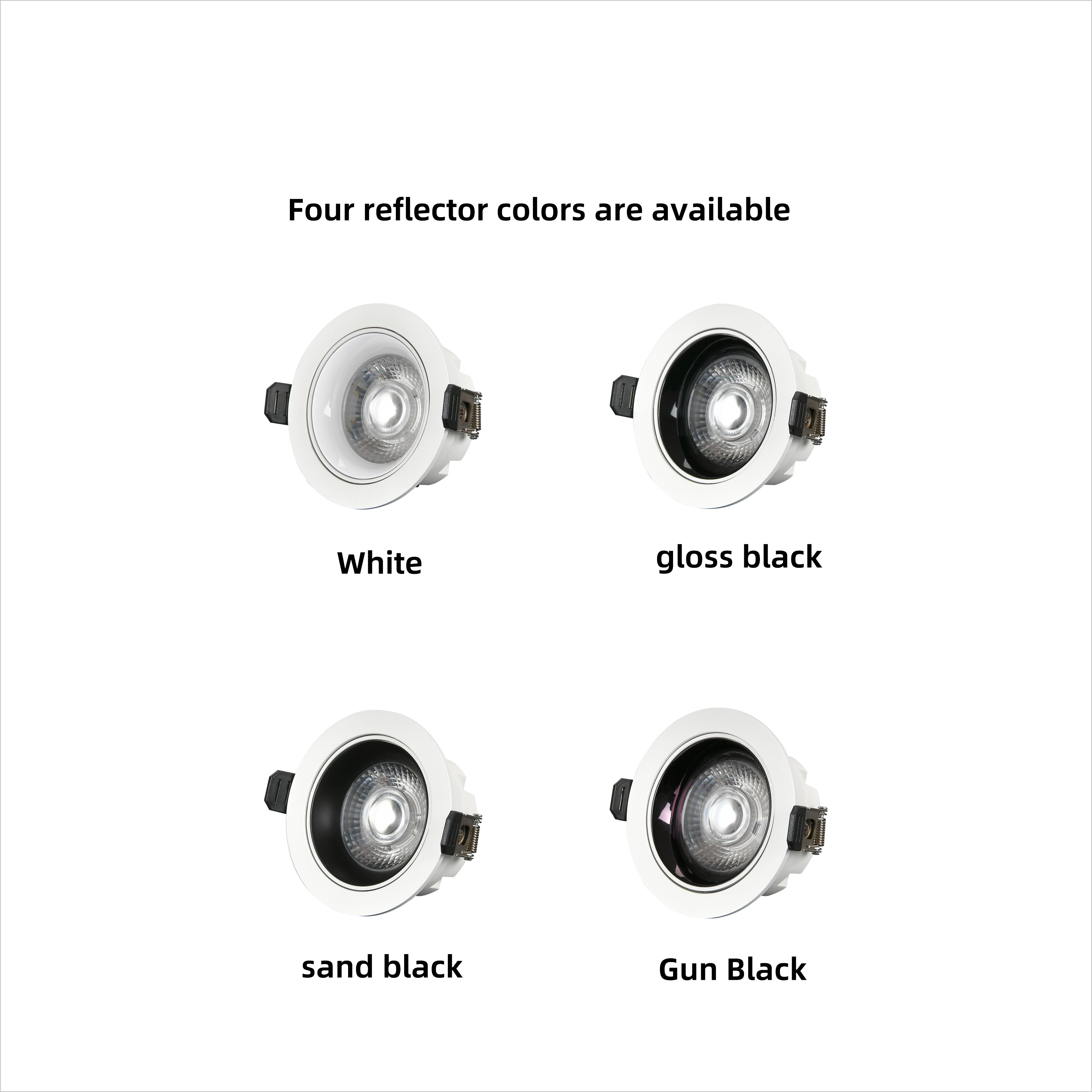 Ultra Slim Durlable LED Lighting Round Recessed Spotlight Downlight for Living Room Kitchen Bedroom