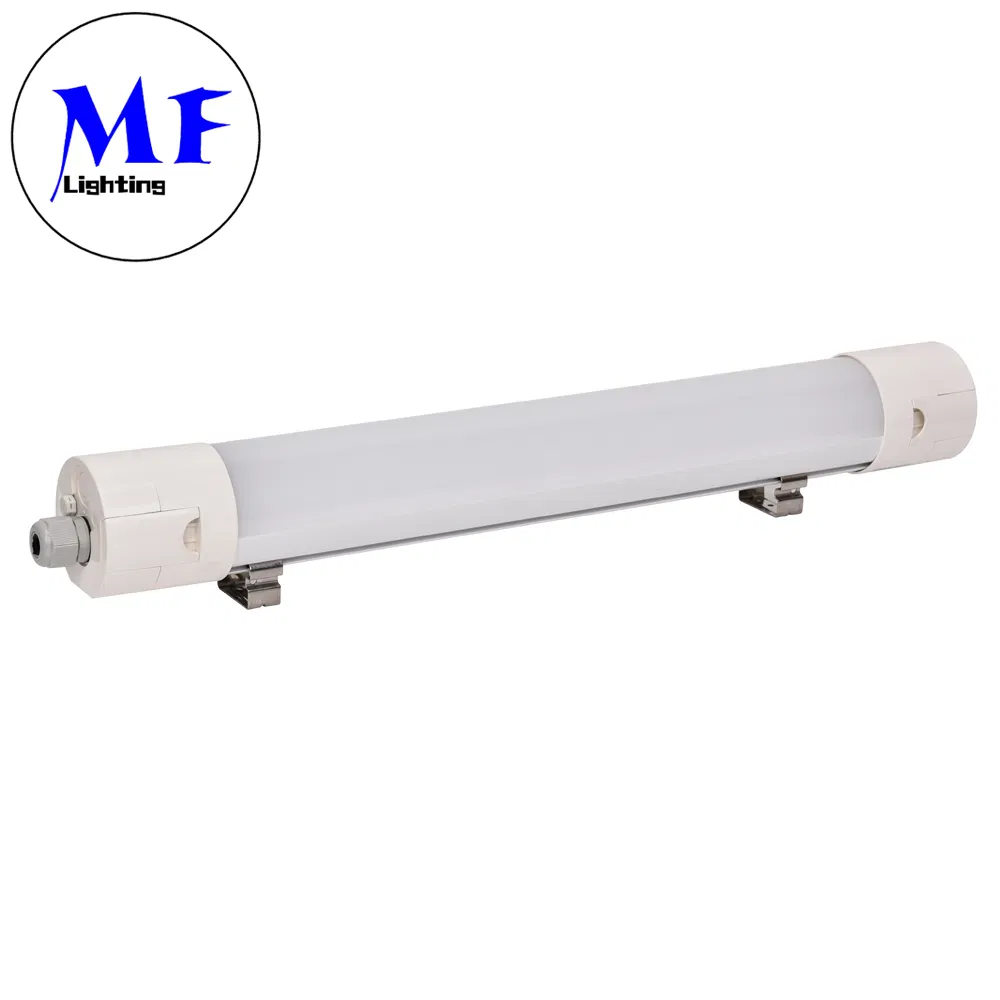 IP65 25W/40W/60W Basement Supermarket Waterproof Explosion Proof Dust Proof Emergency Tube LED Tri-Proof Light with CE and RoHS Certificates