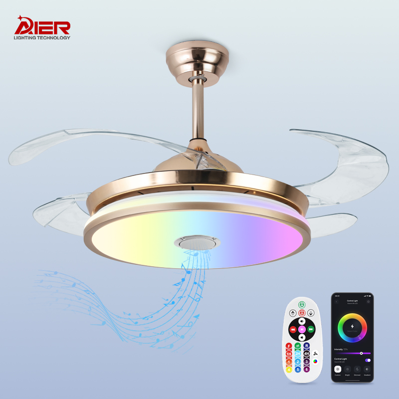 42inch Indoor Smart RGB Music LED Ceiling Light with Mobile APP Control