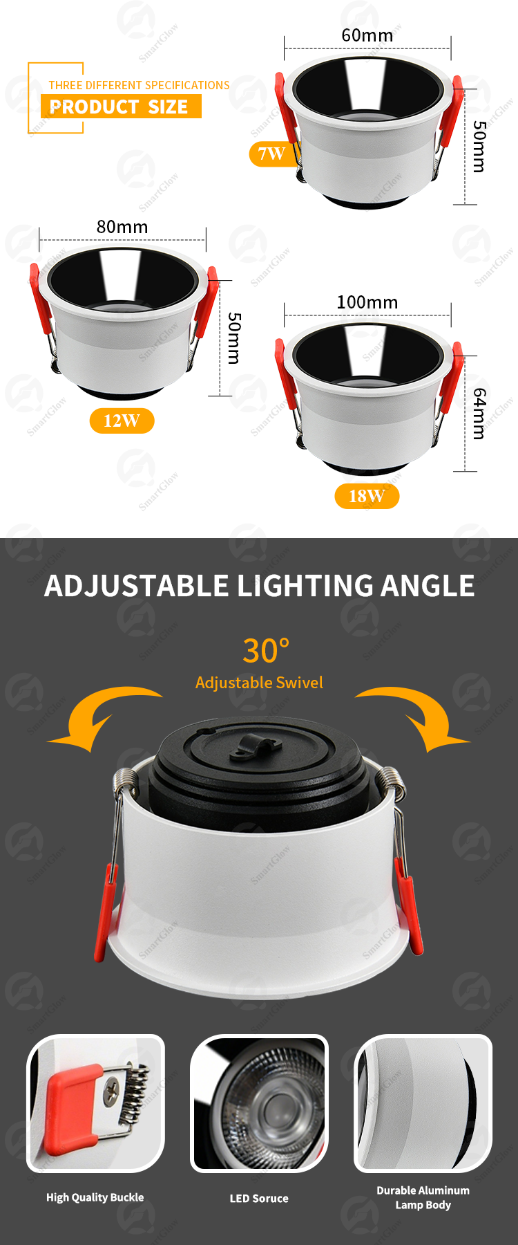 LED Spotlight Ceiling Light installation