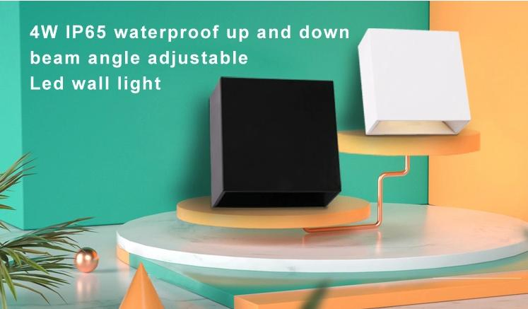 PC up and Down / AC100-240V IP65 Waterproof Wall Lighting Outdoor 5W Commercial LED DIY Lights Project Lamp Beam Angle Adjustable Wall Lamp
