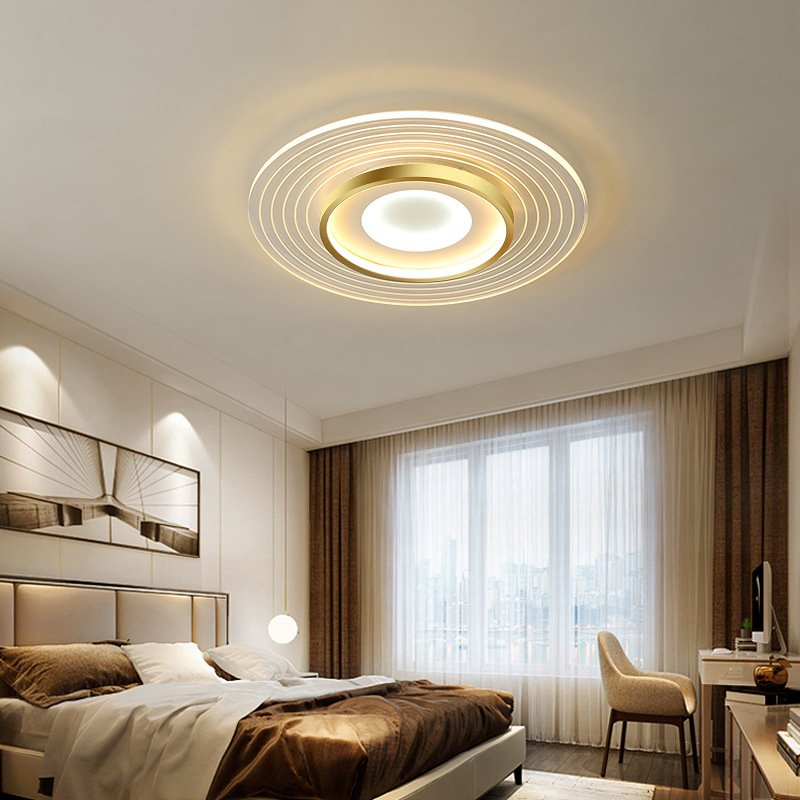 Smart APP Control CCT Dimmable Chandelier European Modern Simple Gold Ceiling Lamp LED Light