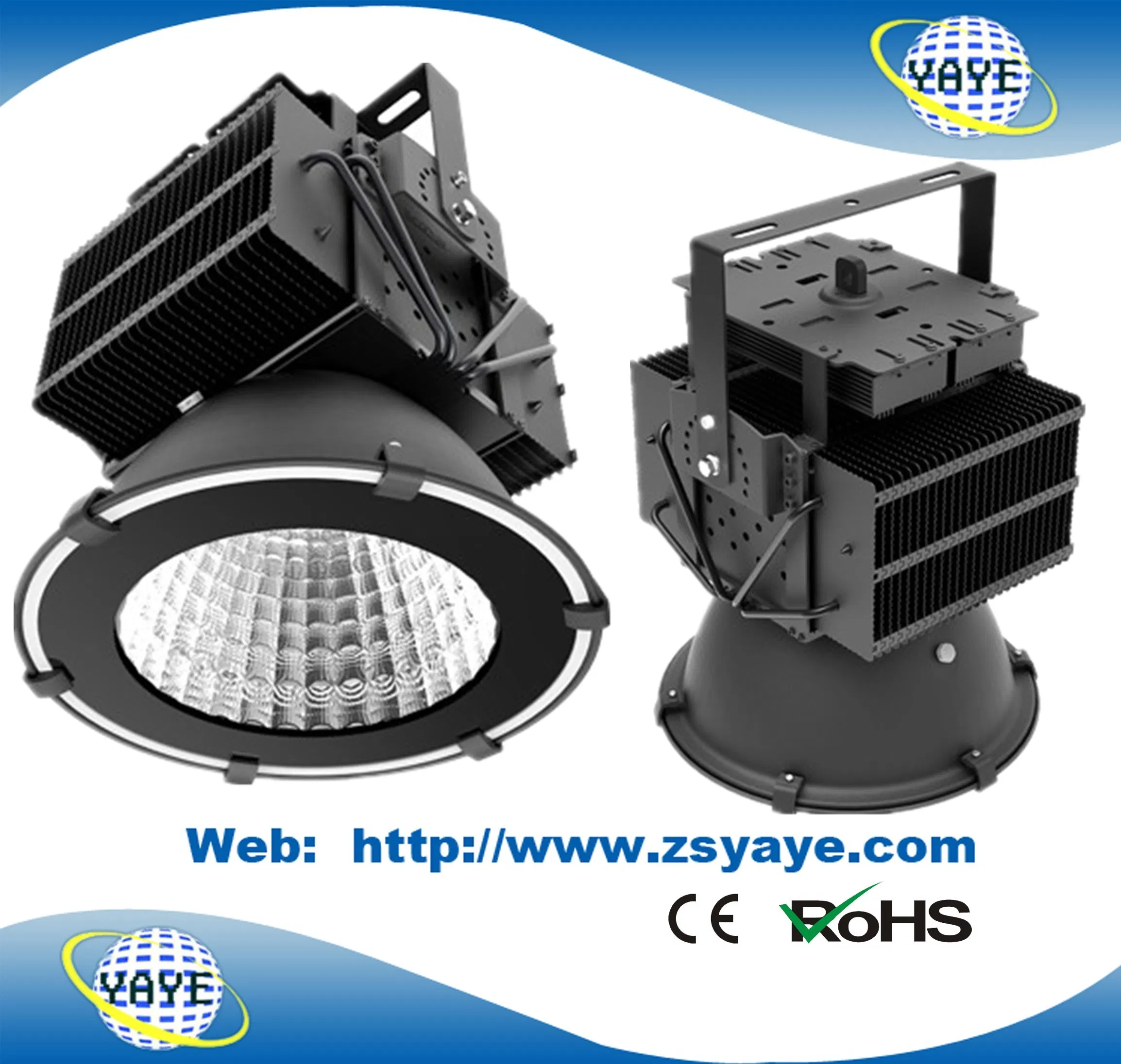 Yaye 18 Waterproof IP65 Ce/RoHS 100W LED High Bay Light / 100W LED Industrial Lamp with 5 Years Warranty
