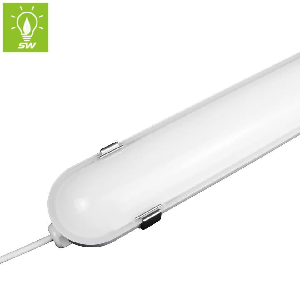 IP66 40W 80W Tri-Proof Luminaire Explosion Proof Tube Liner Lamp