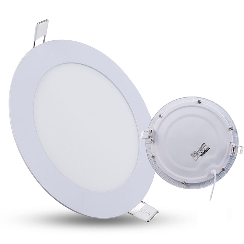 Ce Rohs Emc Home Office 6w 12w 18w 24w Round square ultra Thin Slim LED Recessed Ceiling Panel Down Light