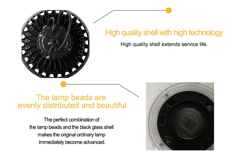 UFO LED High Bay Light Waterproof IP65 Commercial Industrial Warehouse LED High Bay Lamp