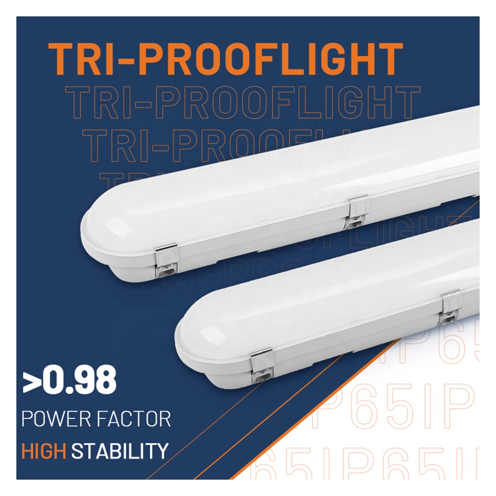 Brandon Ceiling Smd2835 Tri Proof Batten Explosion Waterproof Led Tube Linear Pendant Fixture Ip65 Tri-proof Light 36w Lighting