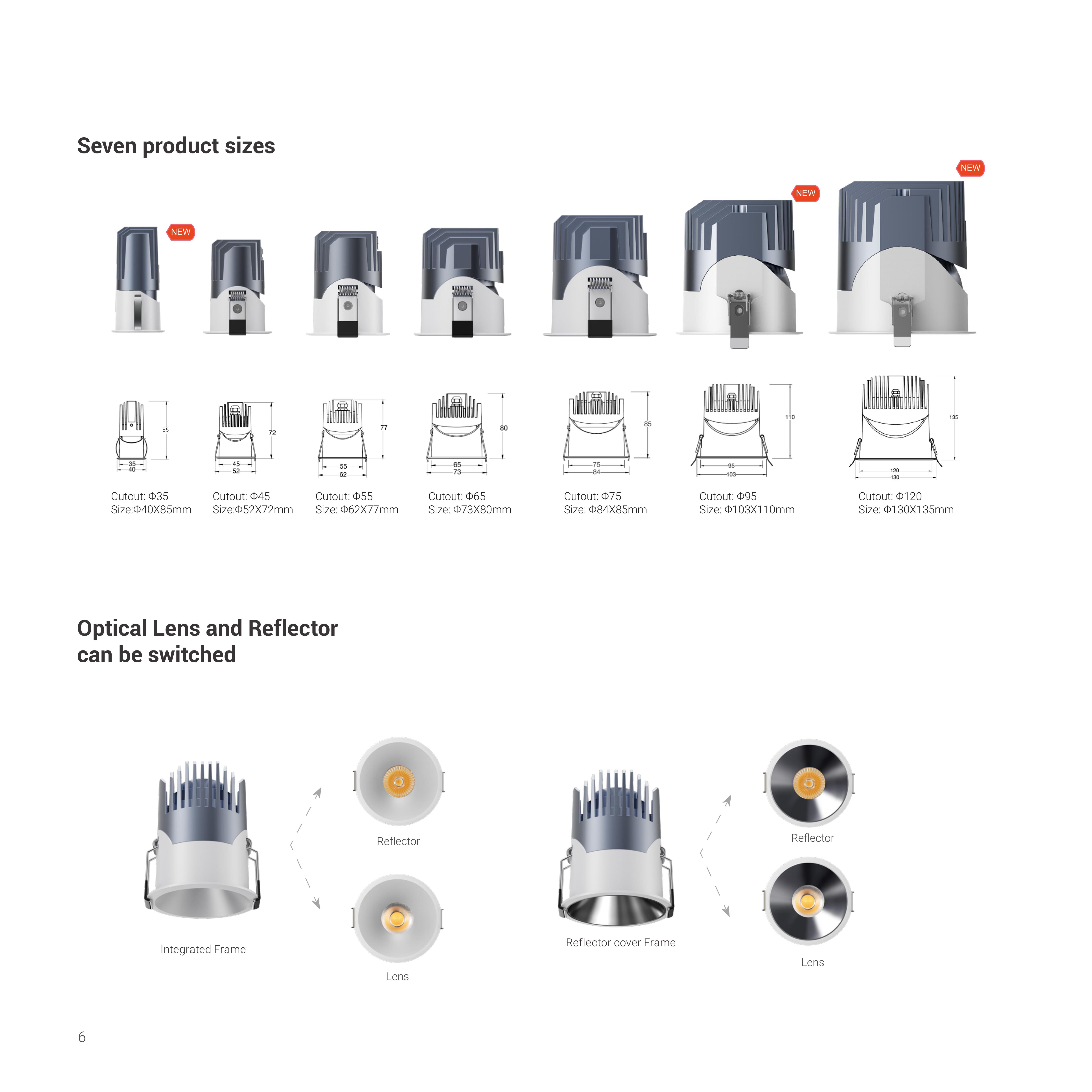 Outdoor Waterproof SMART Dimmable LED Mini Ceiling Down Light IP44 IP65 for Outdoor Ceilings