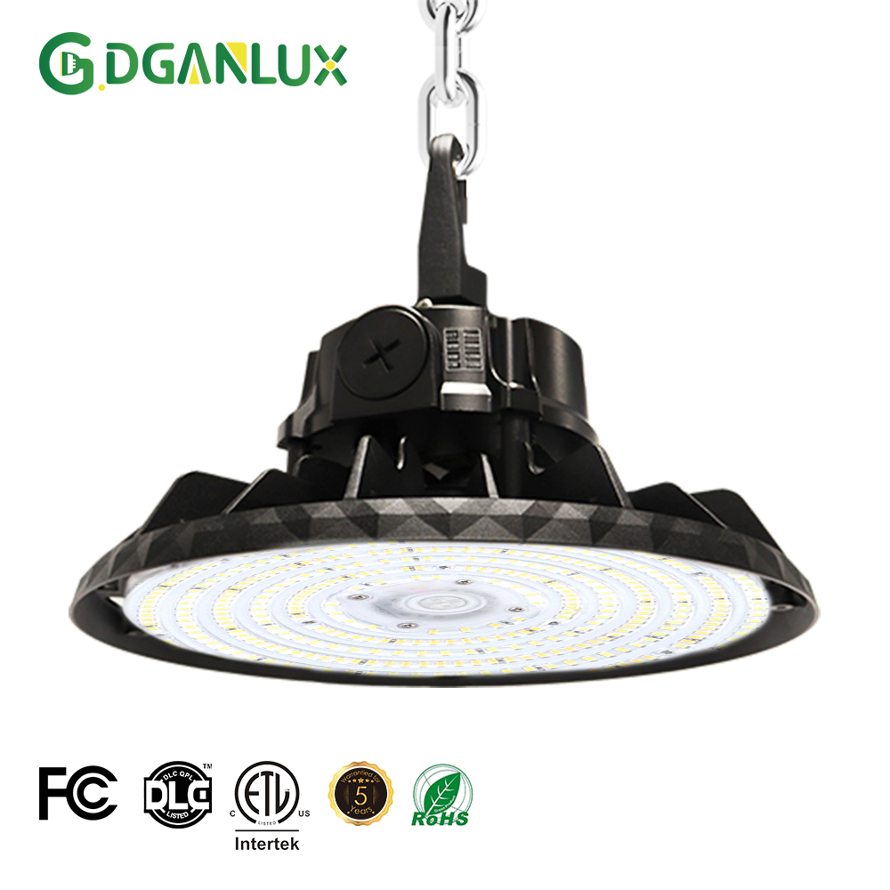 Industrial Lighting 150W 200W 240W for Shop High Bay Lights 30000 Lumen IP65 Waterproof Aluminum UFO High Bay for Supermarket