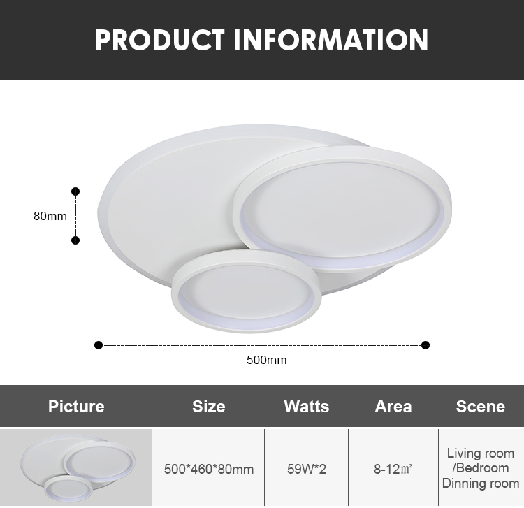 Modern LED Ceiling Light Details 5