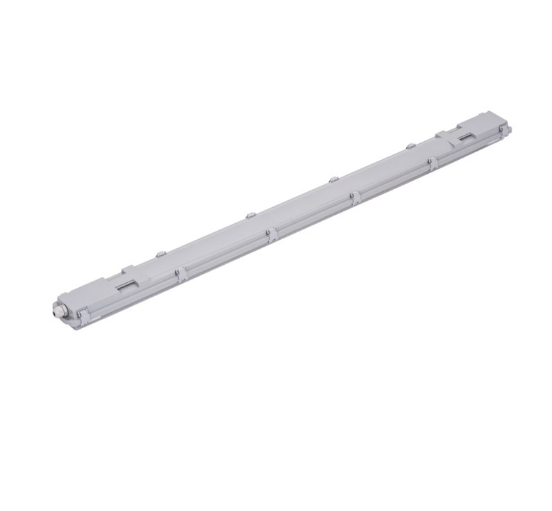 Explosion-Proof All Plastic Linear Fluorescent Lighting Fixture Customizable 2FT 4FT AC220V/DC12V