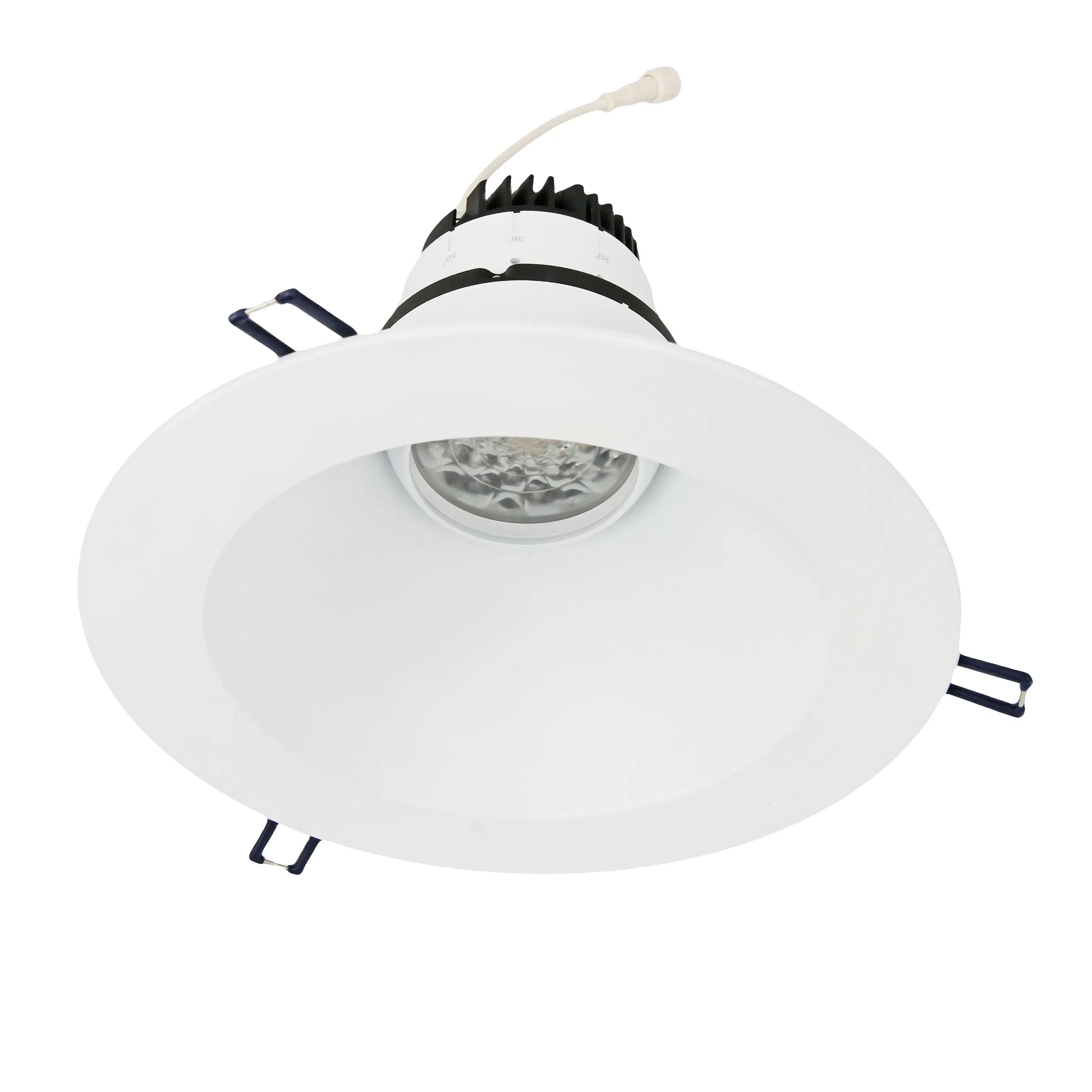 2025 Best LED Down Lights 8 Inch Round Gimbal Recessed Ceiling Can Lights Low Glare IP54 Smart Rgbcw 5CCT Tunable Beam Angle Adjustable
