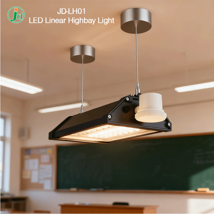 Warehouse Factory High Lumen IK08 IP65 Linear High Bay Light - 0-10V/1-10V Dimmable LED Linear High Bay Lamp