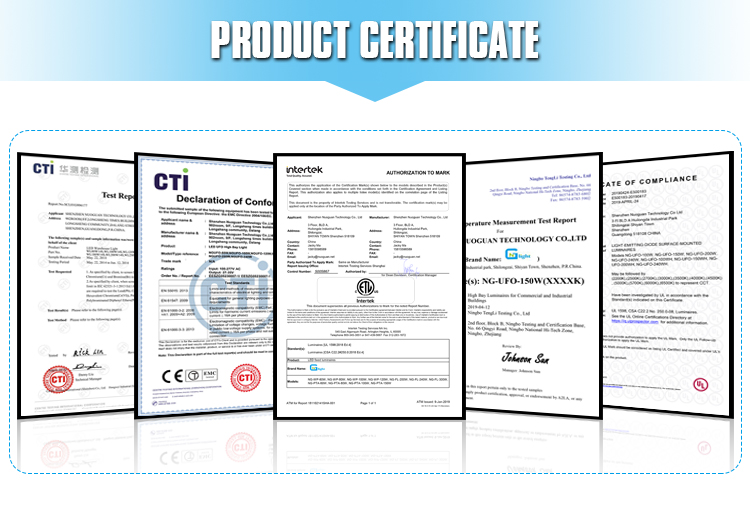 Product Certifications