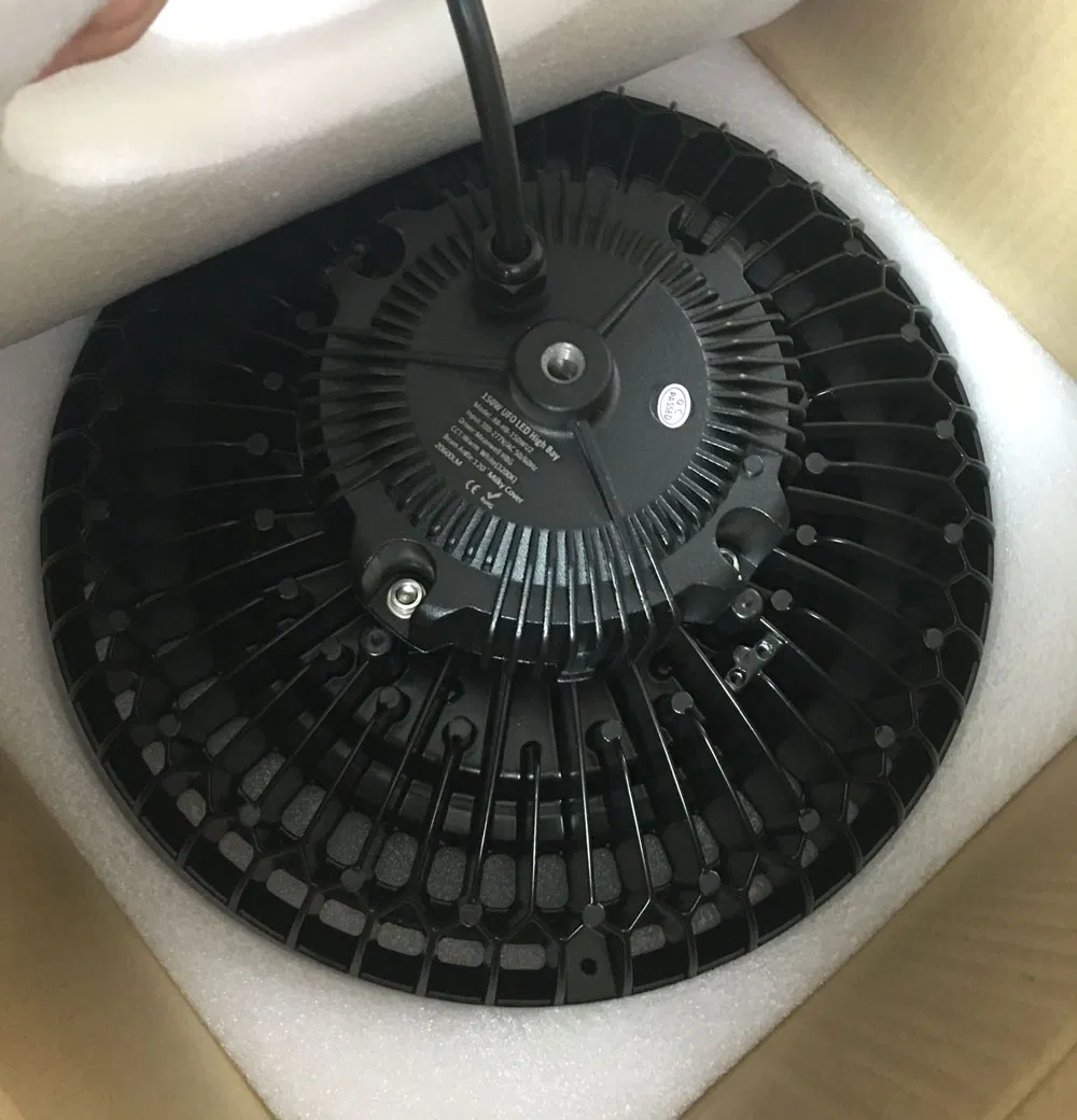150W 200W Industrial Hanging High Bay LED Lamp for Warehouse