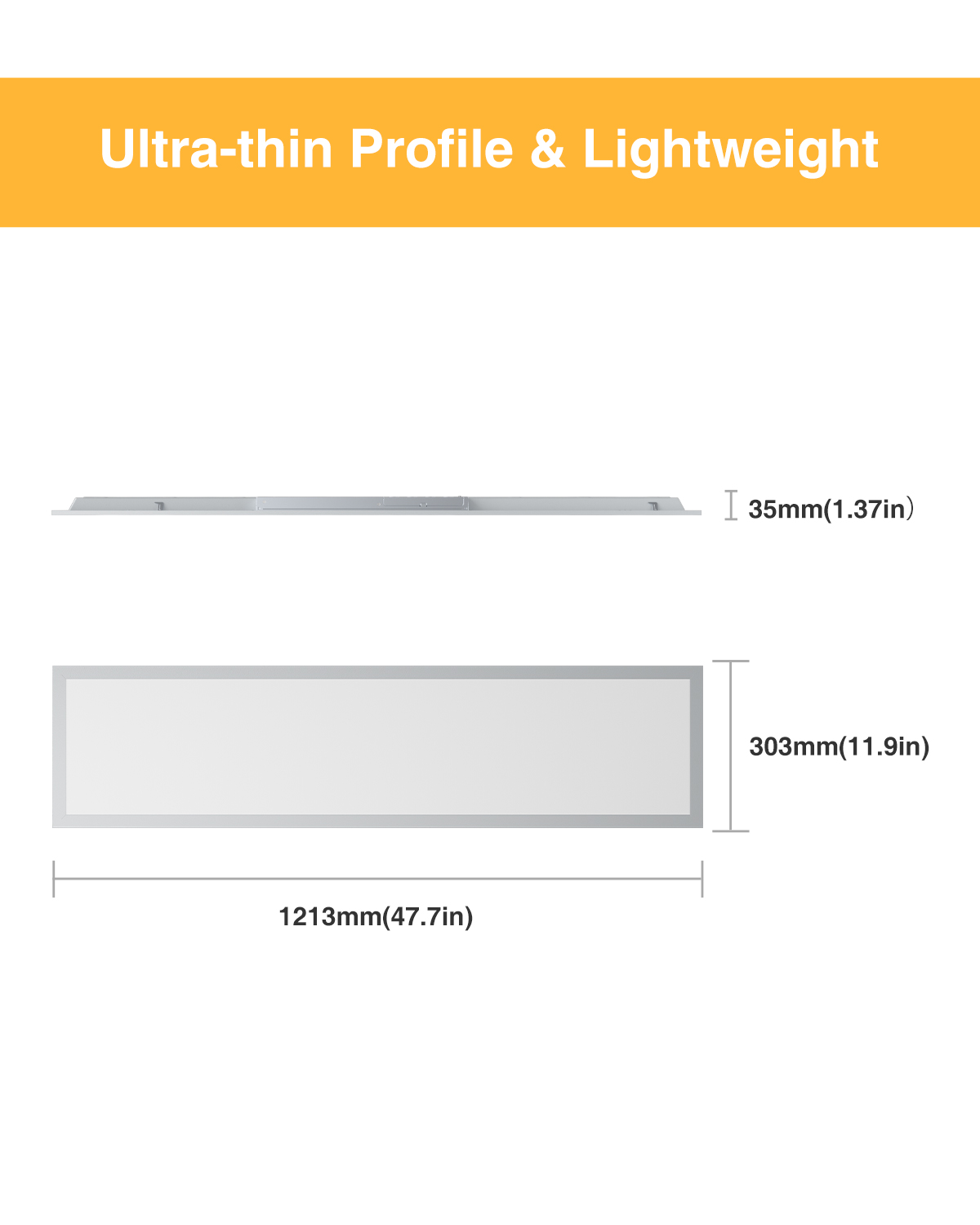 Stock In US 1*4ft 40W 3000K-6500K 140lm/w 5Wattage 5CCT Adjustable Led Ceiling Panel Light