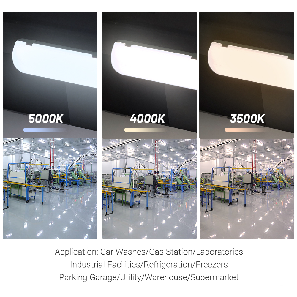 Brandon Industrial Led Lighting Explosion-Proof Surface Mounted Led Batten Tri-Proof Light Warehouse Waterproof Light
