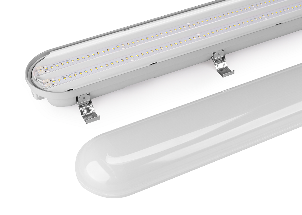 277v LED Triproof Light 1200mm Whole PC Linear Tube Fixture 60w Led Freezer Lamp IP65 CE ROHS Listed