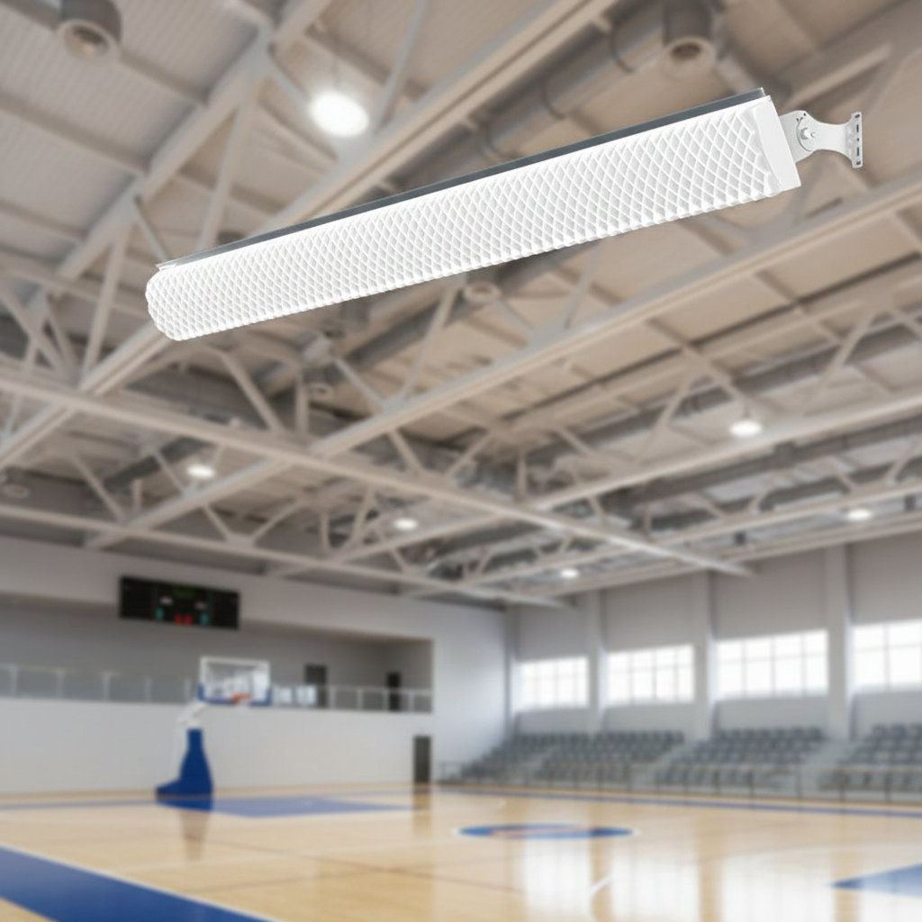 Badminton Court Anti Glar Led Lighting Pickleball Court Lights Indoor Sport Linear Padel Court Lighting
