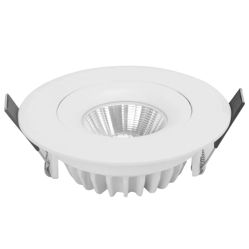 Indoor Lighting Adjustable Beam Angle Anti-Glare 8.5W 2700K Glow LED-Downlight
