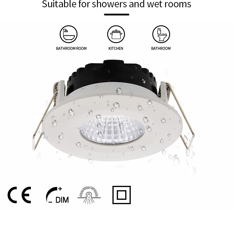 68mm Cut Out Anti Glare Slim Led Spot Light IP65 Recessed BOD Driver on Board Downlight