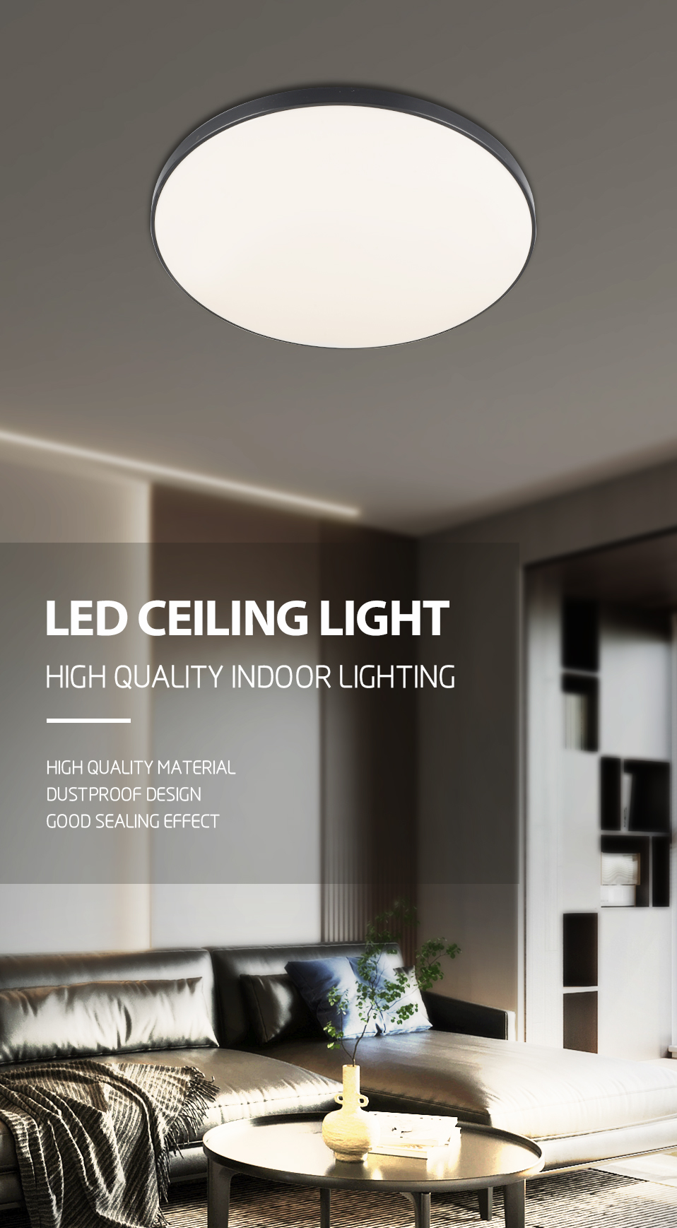 Modern LED Ceiling Light Details