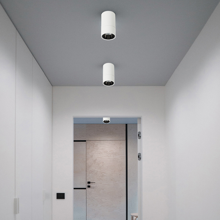 Factory Direct Hotel Office Home Aluminum Down Light Surface Mounted SMD COB LED Downlight