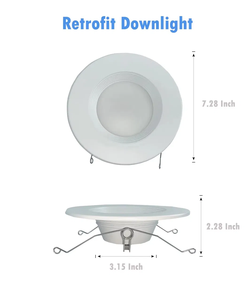 UL ETL Energystar Factory Hot Sales Tuya APP Voice Control RGB Smart WiFi 6 Inch LED Ceiling Recessed Retrofit Downlight