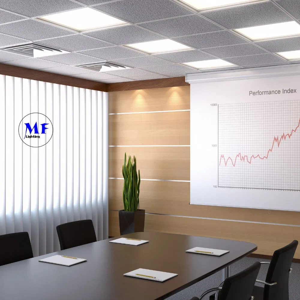 Factory Price Easy Replace Low Ugr Fire Resistance Recessed Square Ceiling Light LED Interior Lighting 35W 26W LED Down Troffer Panel LED Grille Lamp