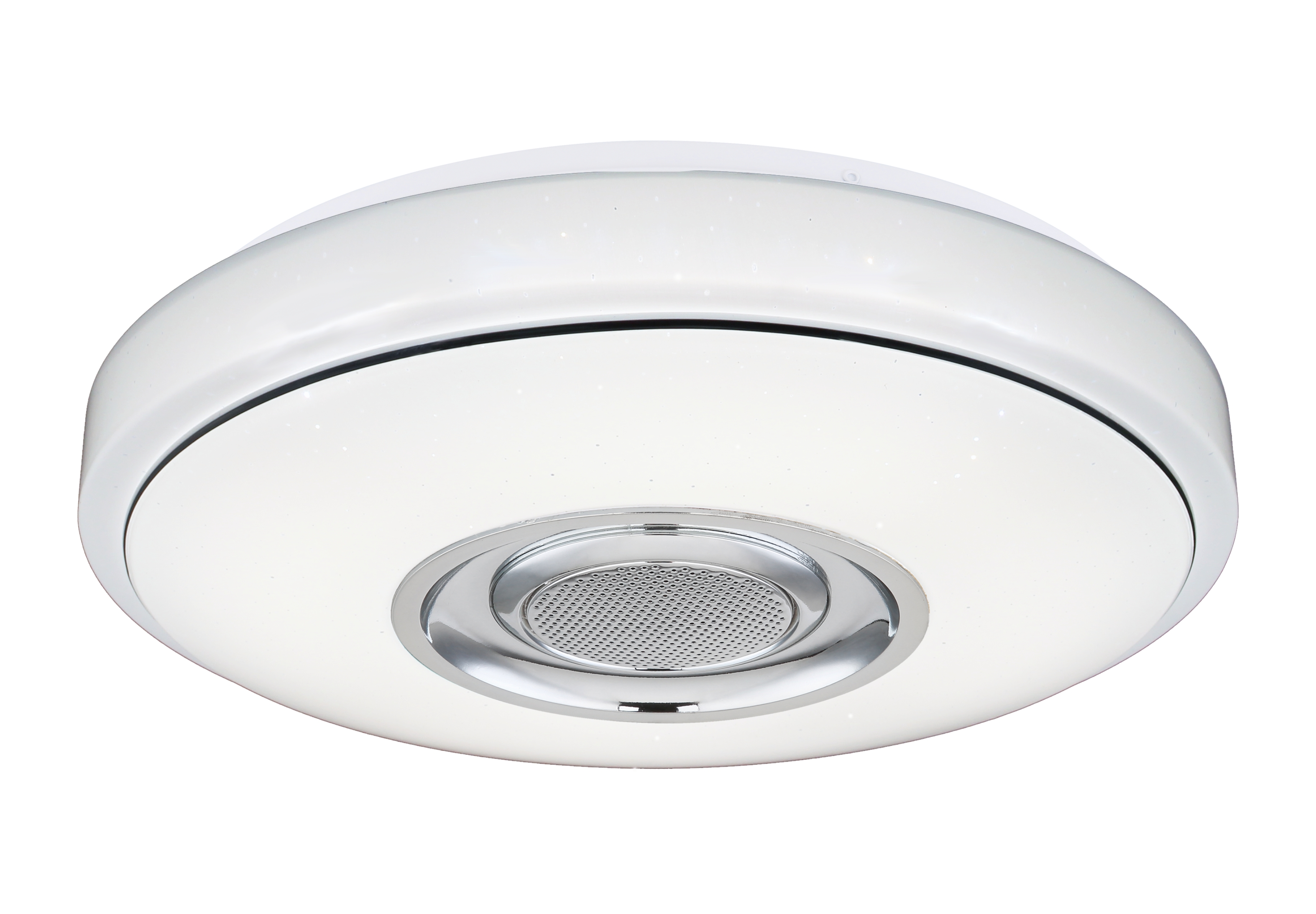 Smart RGB LED Ceiling Lamp with for Bluetooth Music Speaker Dimmable Ambient Light for Home Bedroom Living Room Remote Control