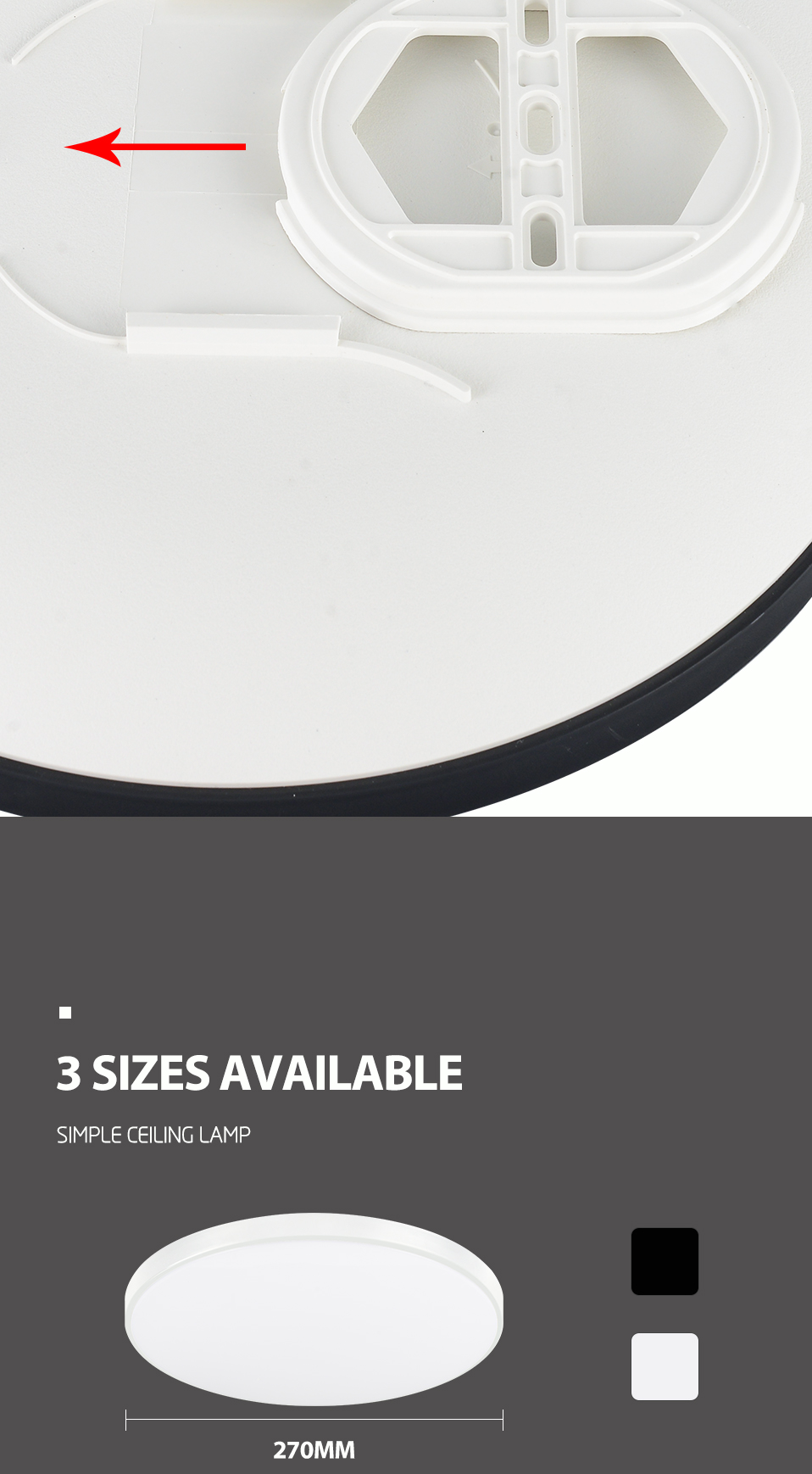 Modern LED Ceiling Light Performance