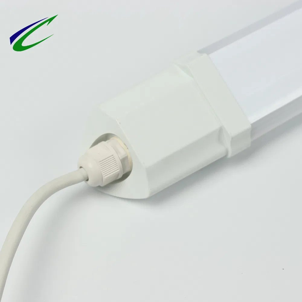 LED Strip Light IP65 LED Linear Lighting T8 Tri Proof Lamp Underground Parking Explosion-Proof Dust-Proof Outdoor Flood Lighting PC Cover