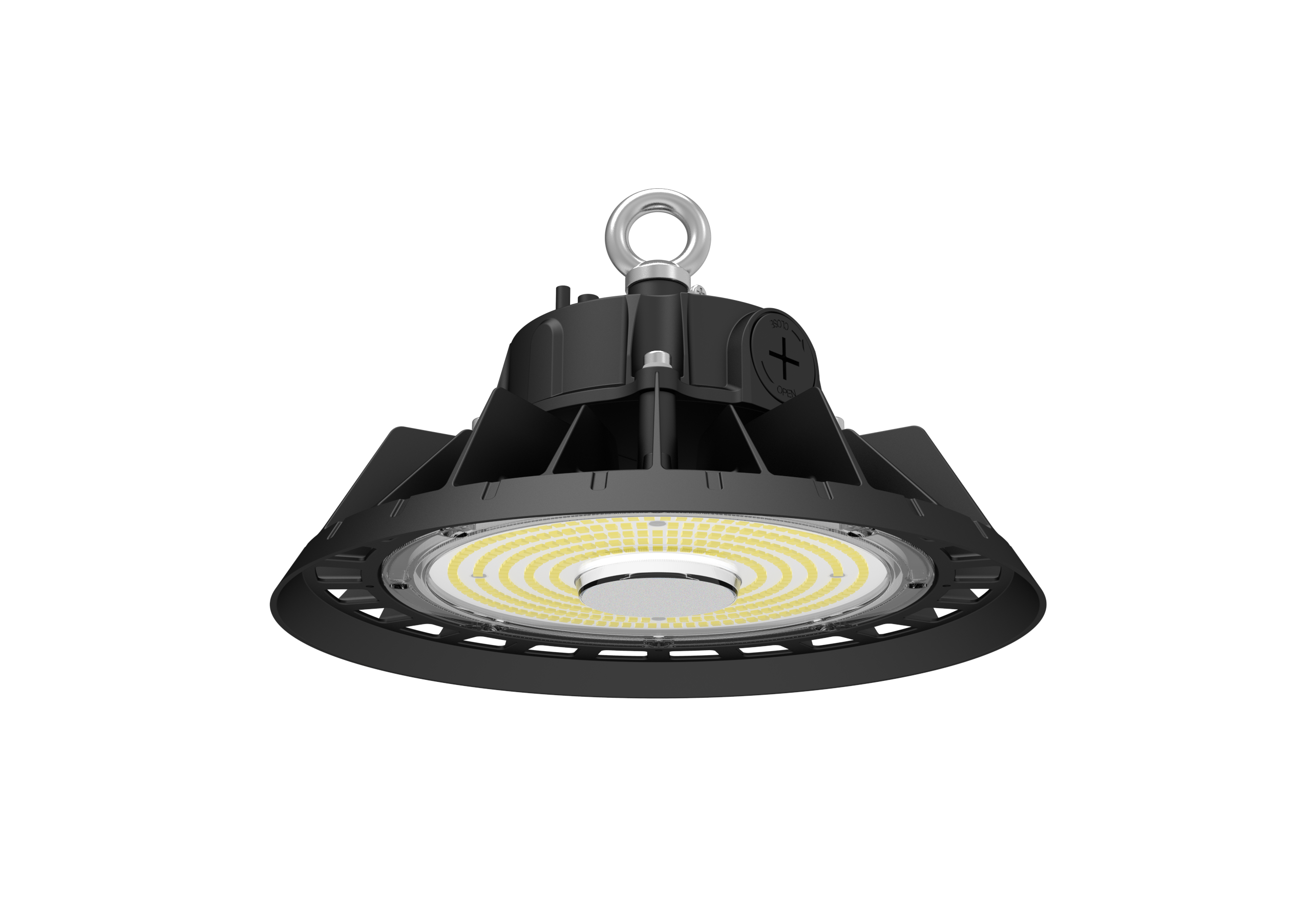 150LM/W 120W 150W 200W 240W Aluminum Body IP65 Rating LED UFO High Bay Light Fixture for Warehouses and Workshops
