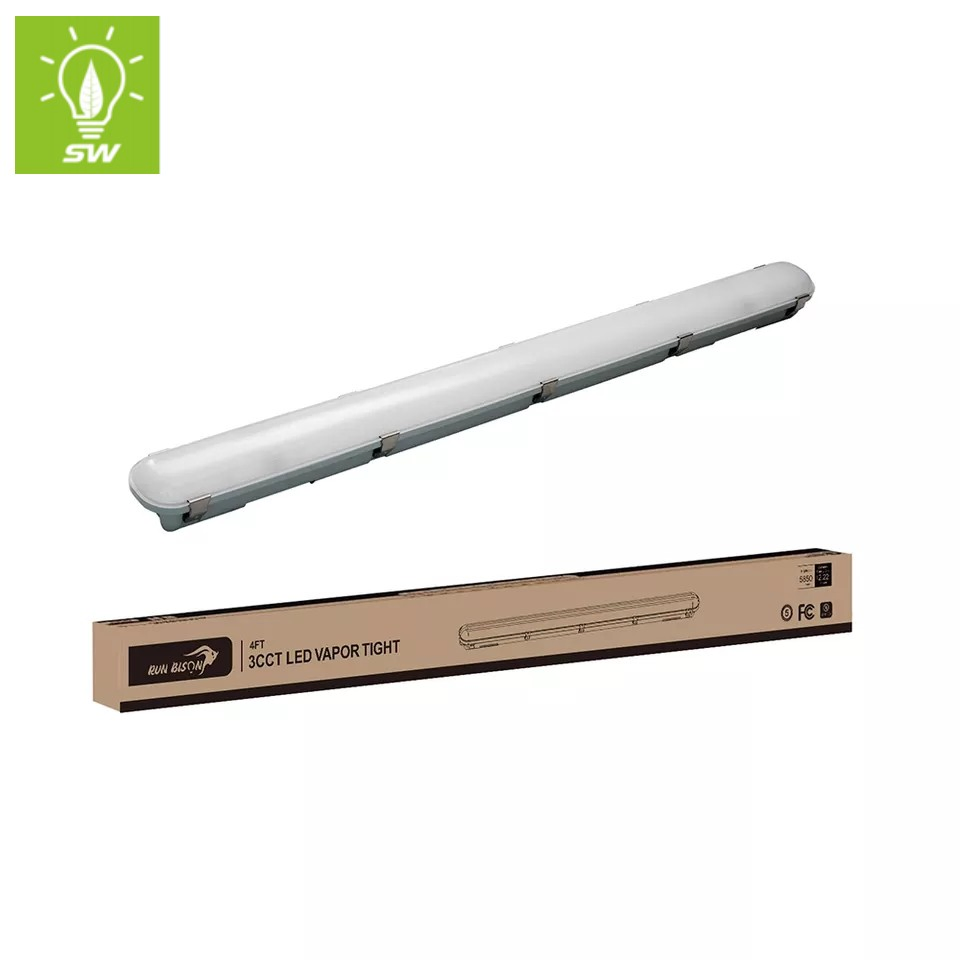 IP66 40W 80W Tri-Proof Luminaire Explosion Proof Tube Liner Lamp