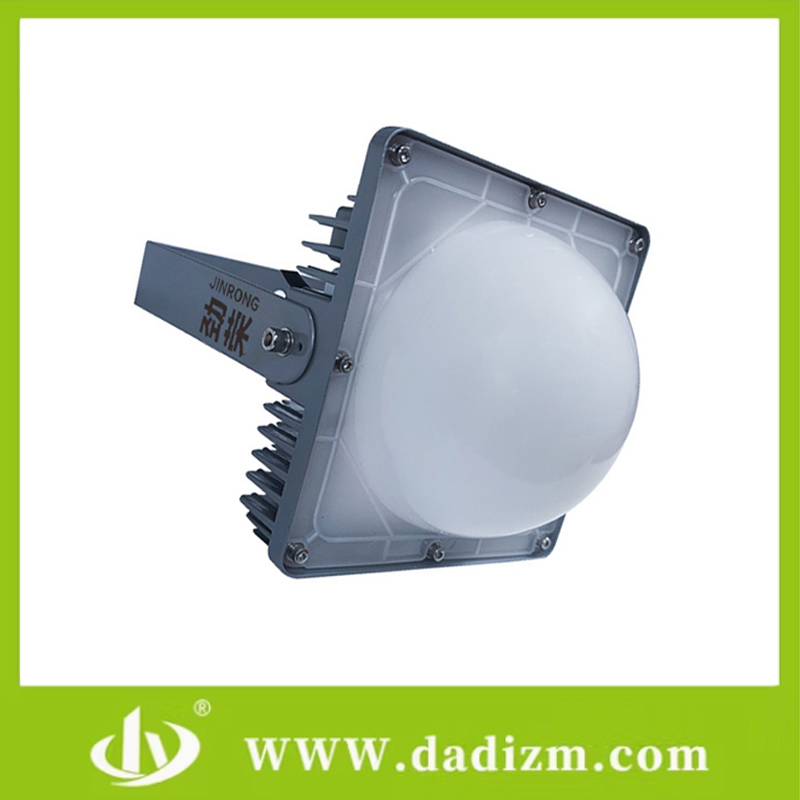 Explosion-Proof Glass Tri-Proof Convex LED Lighting Corrosion-Resistant Industrial Lamp for Emergency Security Harsh Environment Floodlight Use