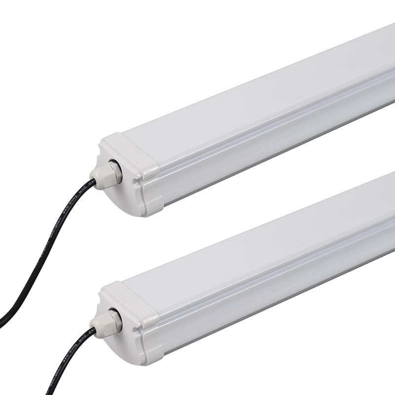 Series And Parallel With IP65 IK08 Flame-retardant V2 Anti-corrosion WF2 LED Linear Tri-proof Fluorescent Lamps
