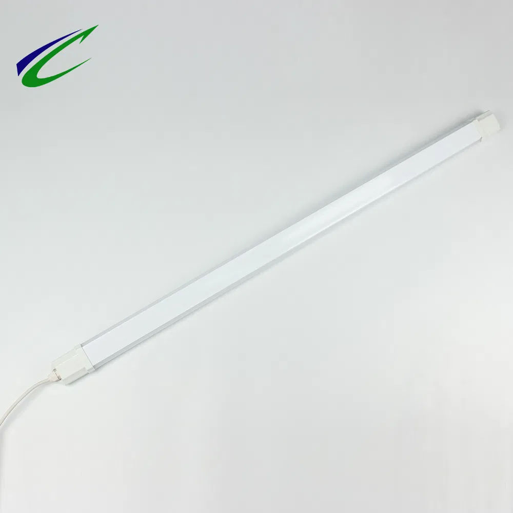 LED Strip Light IP65 LED Linear Lighting T8 Tri Proof Lamp Underground Parking Explosion-Proof Dust-Proof Outdoor Flood Lighting PC Cover